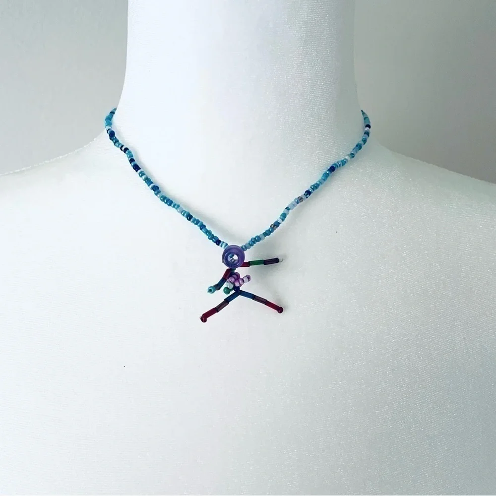 Handmade Beaded Necklace - 